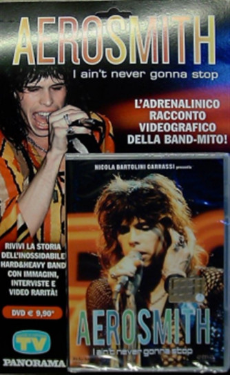 DVD - Aerosmith - I ain't never gonna stop - Nicola Bartolini Carrassi