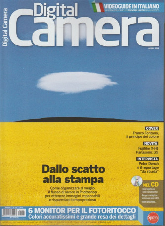 Digital Camera Magazine- Mensile n.188 Aprile 2018 CD con Videoguide in italiano