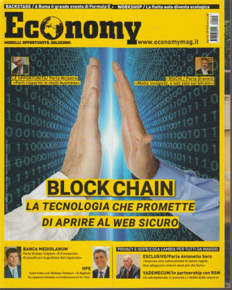 Economy - mensile n. 10 Aprile 2018 Block Chain : promette il web sicuro 