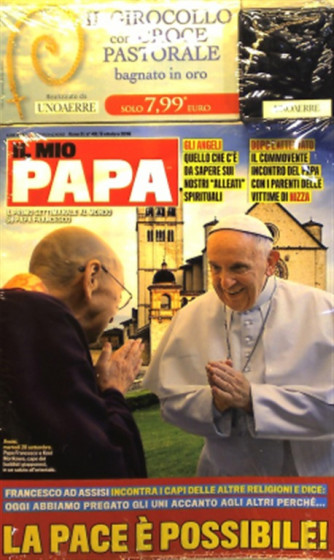 Il mio Papa - allegato Girocollo con croce pastorale - Settembre 2016