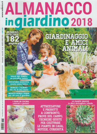 Almanacco 2018 in Giardino - bimestrale n. 62 marzo 2018 
