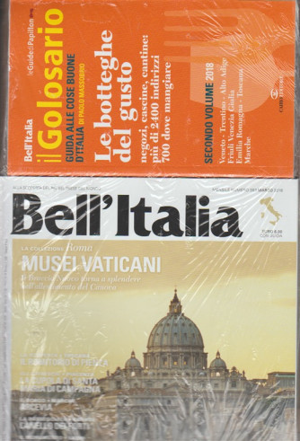 Bell'Italia - mensile n. 383 Marzo 2018 + guida Il Golosario 