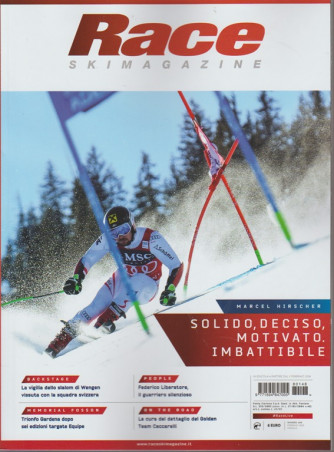 Race Ski Magazine - mensile n. 148 febbraio 2018 Marcel Hirscher