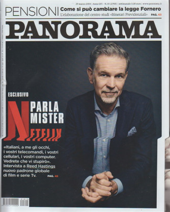 Panorama. n. 15 - 29 marzo 2018 - settimanale