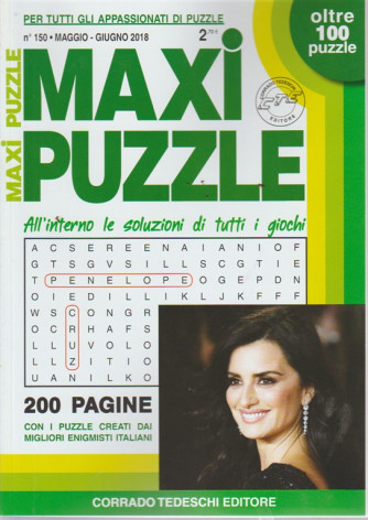 Maxi Puzzle - n. 150 - maggio - giugno 2018 - bimestrale