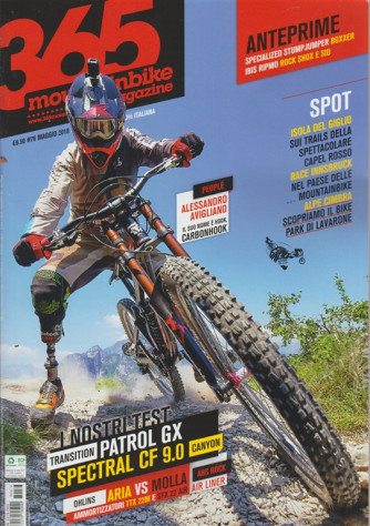 365 Mountain Bike Magazine n. 76 - mensile maggio 2018