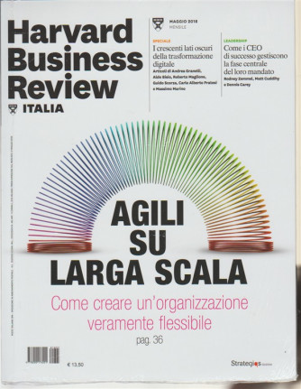 Harward Business Review Italia - mensile n. 8 Maggio 2018 