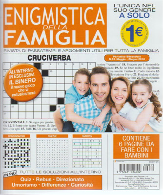 Enigmistica Della Famiglia -  n. 19 - periodico bimestrale - maggio - giugno 2018 