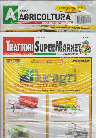 A come Agricoltura - mensile n. 54 Maggio 2018 + Trattori SuperMarket