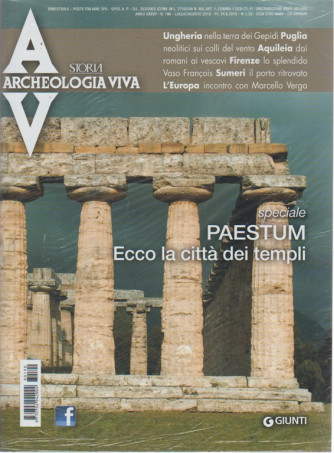 Archeologia Viva - n. 190 - bimestrale - luglio/agosto 2018 - 