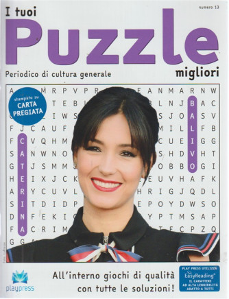 I Tuoi Puzzle migliori - n. 13 - periodico di cultura generale - bimestrale - 27/6/2018