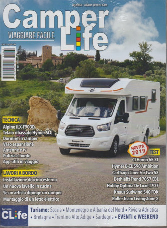 Camperlife - Turismo/Eventi E Weekend - n. 67 - mensile - luglio 2018 - + Turismo Clife  n. 67 - luglio 2018  - 2 riviste