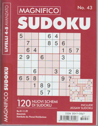 Magnifico Sudoku - n. 43 - bimestrale
