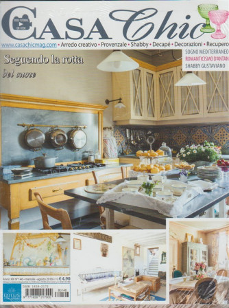 Casa Chic - mensile n. 146 Agosto 2018 + Rivista omaggio "Vivee country" 07/2015