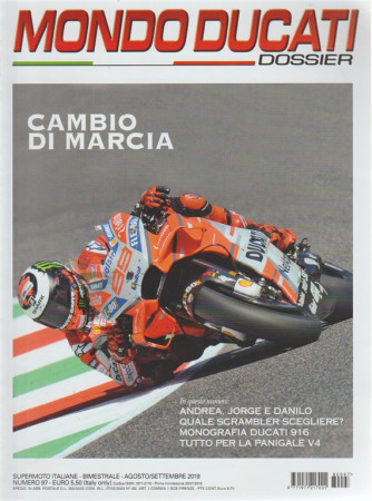 Mondo Ducati  - n. 97 - bimestrale - agosto - settembre 2018     