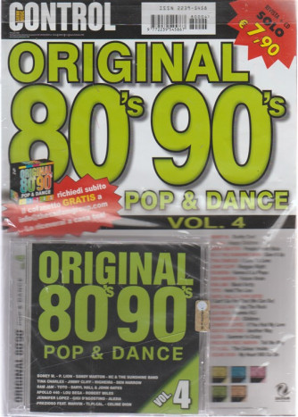 Saifam Music Control Var 86 - Cd Original 80 & 90 - volume 4 - pop & dance - rivista + cd