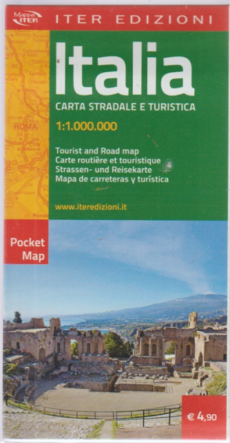 Italia Pocket Map - carta stradale e turistica 1:1.000.000