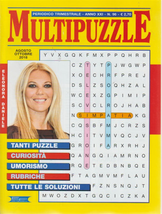  Multipuzzle - n. 96 - trimestrale - agosto - ottobre 2018 - Eleonora Daniele