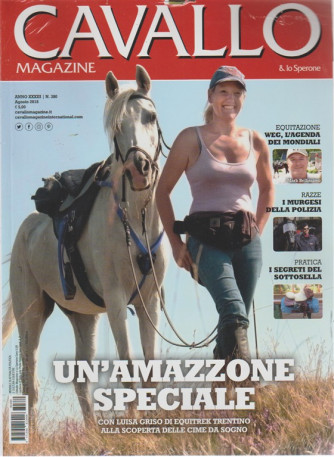 Cavallo Magazine - & lo Sperone - n. 380 - agosto 2018 - mensile + QN Enigmistica