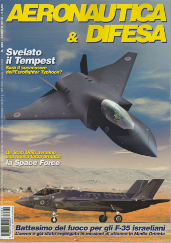Aeronautica E Difesa - n. 382 - agosto 2018 - mensile