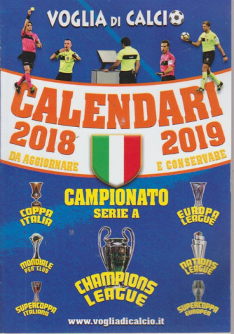 Voglia Di Calcio Da Tavolo - Campionato 2018-19 Da aggiornare e conservare - n. 2 /2018 - trimestrale - 
