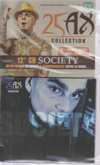 Grandi Raccolte Musicali di Sorrisi n. 11 - 10 agosto 2018 - 25 AX Collection cd + booklet inedito - 12° CD  Society