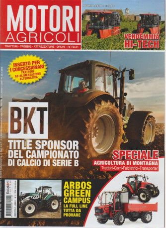Motori Agricoli - n. 3 - bimestrale - agosto 2018 - 
