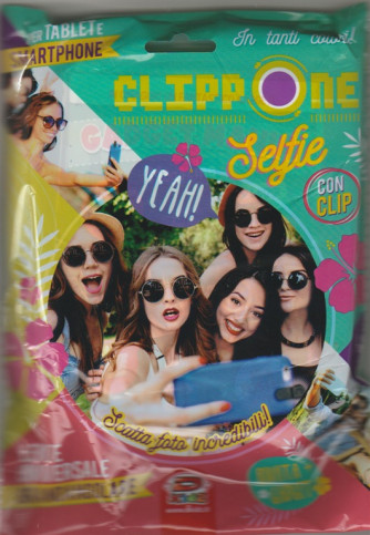 Clippone Selfie con clip: per tablet e smartphone 