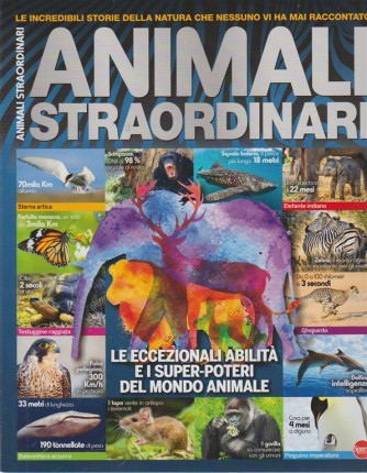 Bbc Science Mega Speciale - Animali Straordinari - n. 11 - bimestrale - agosto - settembre 2018 - 