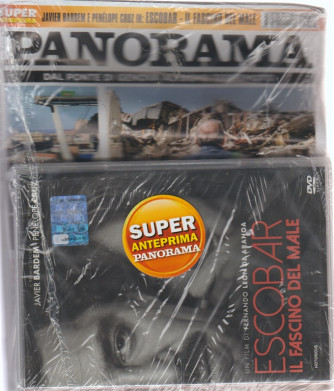 Panorama + DVD Escobar. Il fascino del male - n. 36 - 23 agosto 2018 - settimanale