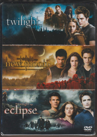 DVD  - Twilight Saga - la trilogia: Twilight - New moon - eclipse 