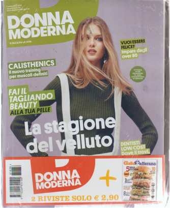 Donna Moderna + Giallo  Zafferano - n. 38 - 5 settembre 2018 - settimanale - 2 riviste