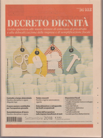 Gli Speciali Di Dossier lavoro - Decreto dignità - n. 3 - bimestrale - settembre 2018 - 