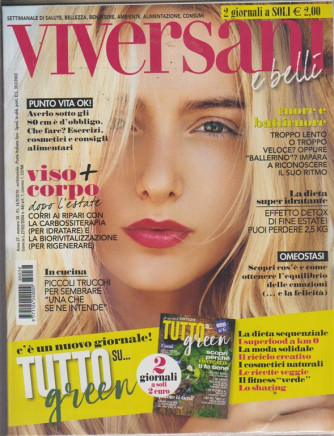Viversani E Belli + Tutto green - n. 38 - settimanale - 14/9/2018 - 2 riviste