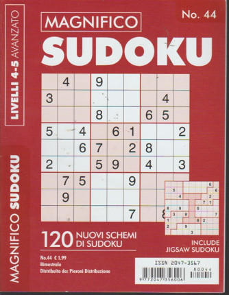 Magnifico Sudoku - n. 44 - bimestrale - 