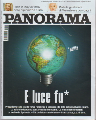 Panorama - n. 41 - 27 settembre 2018 - settimanale