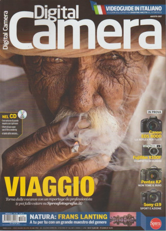 Digital Camera -mensile n. 180 Agosto 2017 + Videoguida Fotoritocco in italiano