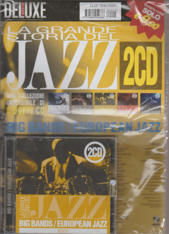 LA GRANDE STORIA DEL JAZZ. 2 CD + RIVISTA. BIG BANDS/EUROPEAN JAZZ.