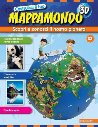 Costruisci il Mappamondo 3D 2^ edizione uscita 83