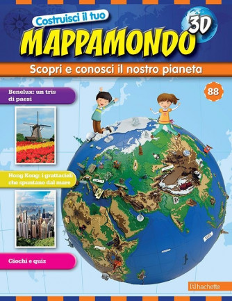 Costruisci il Mappamondo 3D 2^ edizione uscita 88