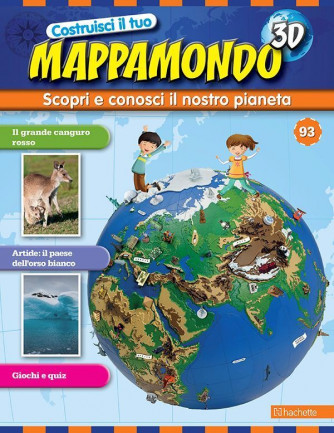 Costruisci il Mappamondo 3D 2^ edizione uscita 93