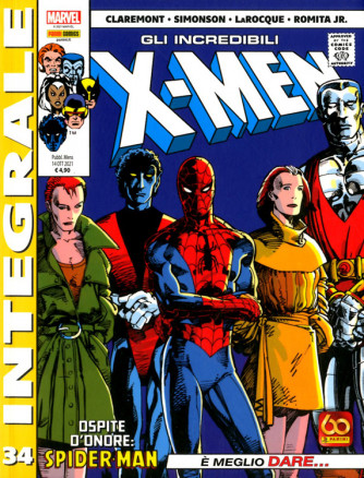 X-Men Di Chris Claremont - N° 34 - Gli Incredibili X-Men - Marvel Integrale Panini Comics