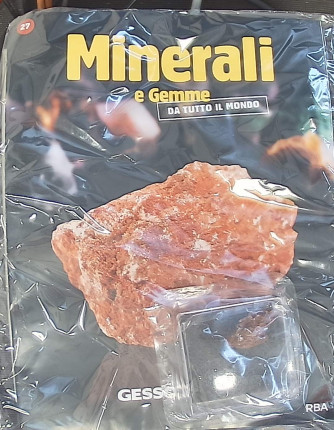 MINERALI E GEMME9 - gesso rosso