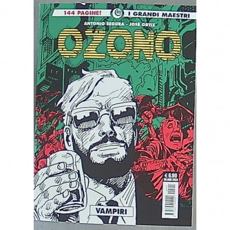 Copertina di COSMO ALBI con fumetti di fantascienza e horror, storie OZONO e VAMPIRI, 144 pagine