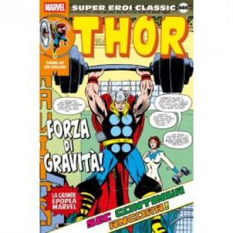 Copertina Super Eroi Classic numero 146 con Thor, titolo Forza di gravità!, epopea Marvel