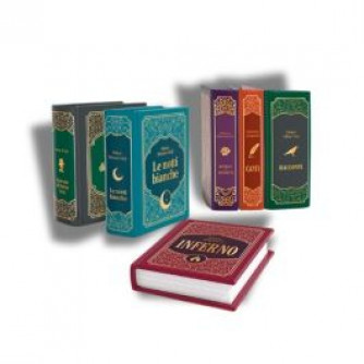 Copertina del numero 02 di Capolavori in miniatura con I dolori del giovane Werther di Goethe, formato miniatura con decorazioni in oro