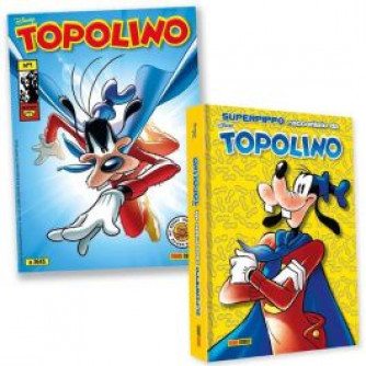 Copertina di Topolino N° 3645 con Topolibro Superpippo, edizione speciale Disney per bambini