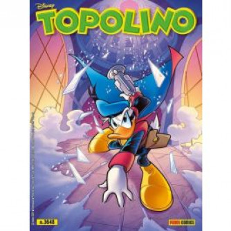 Copertina di Topolino numero 3648 con i personaggi Disney principali