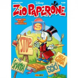 Copertina di Zio Paperone numero 88 con Zio Paperone e personaggi Disney, fumetto mensile ottobre 2025