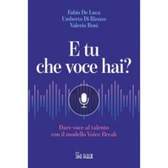 Copertina libro Il Sole 24 ORE E tu che voce hai? con autori Fabio De Luca, Umberto Di Rienzo e Valerio Boni